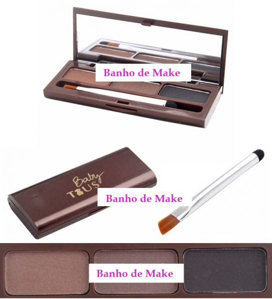Paleta 3 cores para Sobrancelha - INDISPONÍVEL
